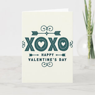 Carte de la Saint-Valentin Heart Xoxo