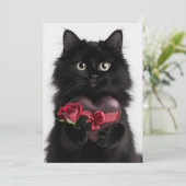 Carte de la Saint-Valentin Heartfelt Paws (Debout devant)