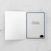 Carte de la Saint-Valentin Hérisson Câlins avec Cœ (Intérieur)