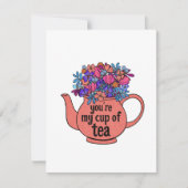 Carte de la Saint Valentin illustrée par My Cup of (Devant)