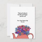 Carte de la Saint Valentin illustrée par My Cup of (Dos)