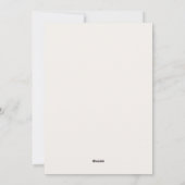 Carte de la Saint-Valentin imprimable minimale  (Dos)