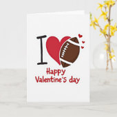 Carte de la Saint-Valentin « J'adore le sport » (Fleur jaune)