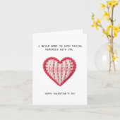 Carte de la Saint-Valentin – Je ne veux jamais arr (Fleur jaune)