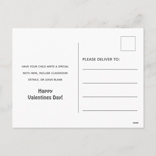 Carte de la Saint-Valentin 'Je serai toujours votr (Dos)