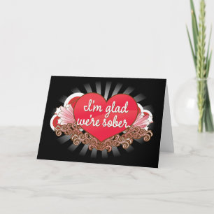 Carte de la Saint-Valentin 'Je suis ravi que nous 