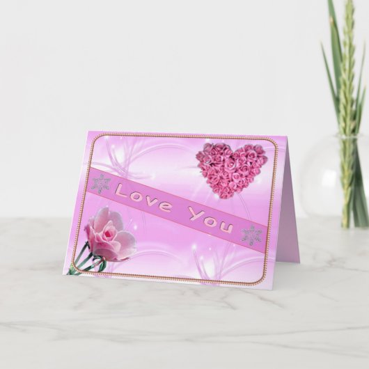 Carte de la Saint-Valentin - Je t'aime (Devant)