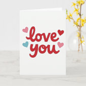 Carte de la Saint-Valentin Je t'aime (Fleur jaune)