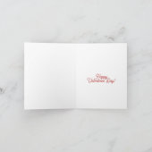 Carte de la Saint-Valentin Je T'aime Un Latte (Intérieur)