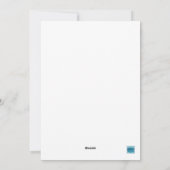 Carte de la Saint-Valentin 'Je te tolère' mignonne (Dos)