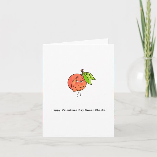 Carte de la Saint-Valentin - jolies fesses, carte (Devant)