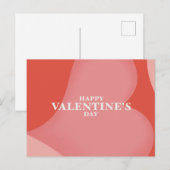 Carte de la Saint-Valentin Joyeuse (Devant / Derrière)