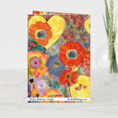 Carte de la Saint-Valentin joyeuse avec des cœurs  (Dos)