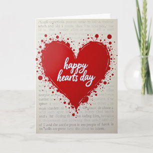 Carte de la Saint-Valentin Joyeuse Fête des Cœurs