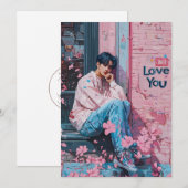 Carte de la Saint-Valentin KPop (Devant / Derrière)