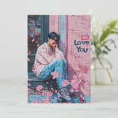 Carte de la Saint-Valentin KPop (Debout devant)