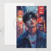 Carte de la Saint-Valentin KPop (Devant / Derrière)