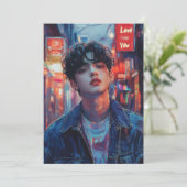 Carte de la Saint-Valentin KPop (Debout devant)