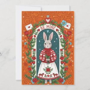 Carte de la Saint-Valentin Lapin Mien
