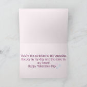 Carte de la Saint-Valentin Love in Pink (Intérieur)