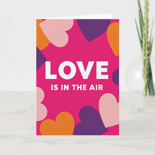 Carte de la Saint-Valentin Love In The Air