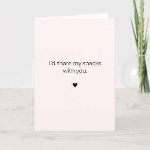 Carte de la Saint-Valentin mesquine – Je partagera