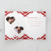 Carte de la Saint-Valentin, Message de Fête Romant (Intérieur)