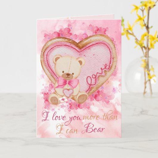Carte de la Saint-Valentin mignonne (Fleur jaune)