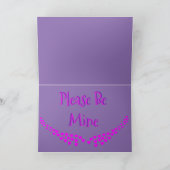 Carte de la Saint-Valentin mignonne avec ballerine (Intérieur)