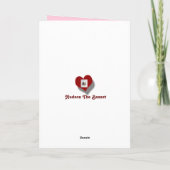 Carte de la Saint Valentin mignonne avec Hounds Ba (Dos)