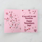 Carte de la Saint Valentin mignonne avec Hounds Ba (Intérieur)