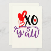 Carte de la Saint-Valentin mignonne | Cœurs d'amou (Devant / Derrière)