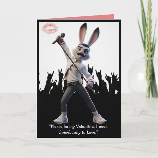 Carte de la Saint-Valentin mignonne Thème Somebunn (Devant)