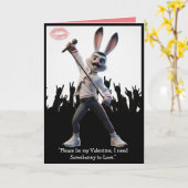 Carte de la Saint-Valentin mignonne Thème Somebunn (Fleur jaune)
