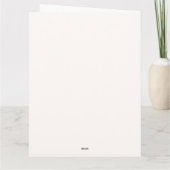 Carte de la Saint-Valentin minimaliste (Dos)