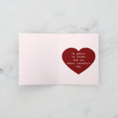 Carte de la Saint-Valentin minimaliste (Intérieur)