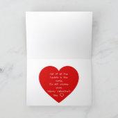 Carte de la Saint-Valentin minimaliste (Intérieur)
