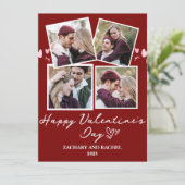 Carte de la Saint-Valentin moderne à collage de 4  (Debout devant)