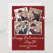 Carte de la Saint-Valentin moderne à collage de 4  (Devant)