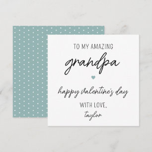 Carte de la Saint Valentin moderne et mignonne pou