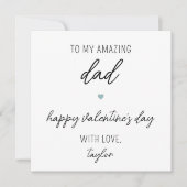 Carte de la Saint Valentin moderne et mignonne pou (Devant)