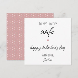 Carte de la Saint Valentin moderne et mignonne pou