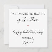 Carte de la Saint Valentin moderne pour Godmère (Devant)