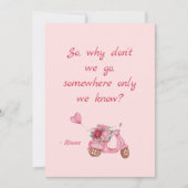 Carte de la Saint-Valentin | Moto d'évasion (Devant)