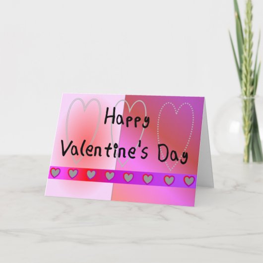 Carte de la Saint-Valentin moyenne (Devant)