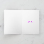 Carte de la Saint-Valentin Multilingue en forme de (Intérieur)