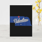 Carte de la Saint-Valentin Nebraska Ne (Fleur jaune)