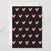 Carte de la Saint-Valentin noire pour les êtres ch (Dos)