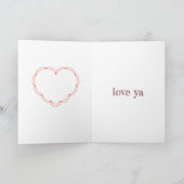 carte de la Saint-Valentin non conventionnelle tu (Intérieur)