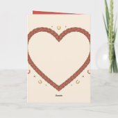 Carte de la Saint-Valentin occidentale (Dos)